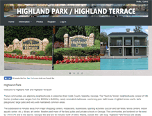Tablet Screenshot of highlandpark-terrace.com